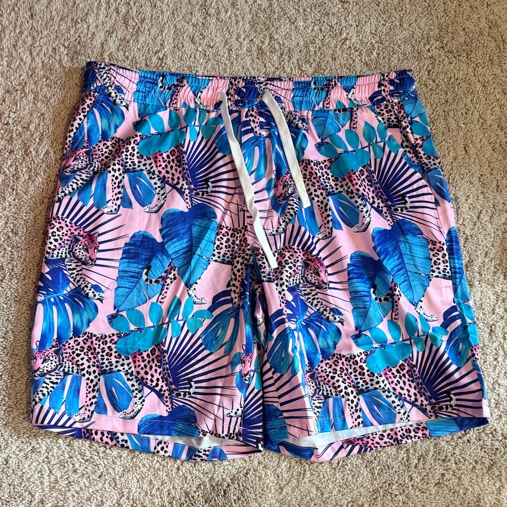 Tropical Print Swim Shorts